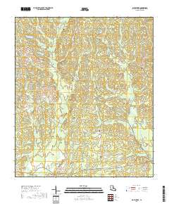 Bluff Creek 2018 topographic map thumbnail