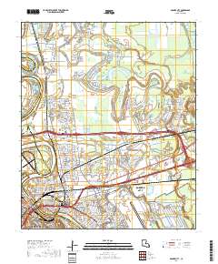 Bossier City 2018 topographic map thumbnail