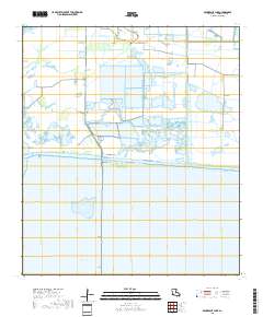 Boudreaux Lake 2018 topographic map thumbnail