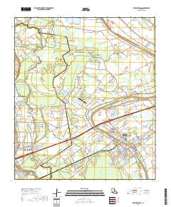 Breaux Bridge 2018 topographic map thumbnail