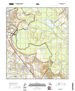 Broussard 2018 topographic map thumbnail