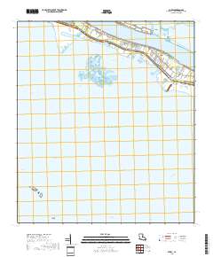 Buras 2018 topographic map thumbnail