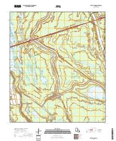 Butte La Rose 2018 topographic map thumbnail