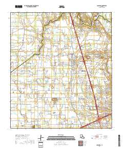 Carencro 2018 topographic map thumbnail