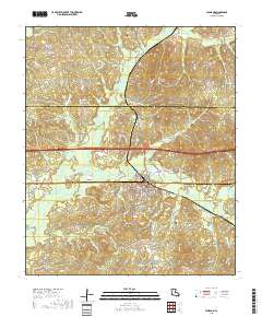 Gibsland 2018 topographic map thumbnail