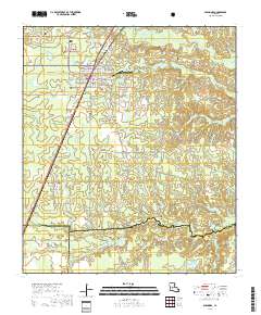 Glenmora 2018 topographic map thumbnail