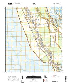 Golden Meadow 2018 topographic map thumbnail