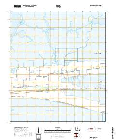 Grand Bayou 2018 topographic map thumbnail