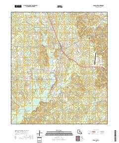 Grand Cane 2018 topographic map thumbnail
