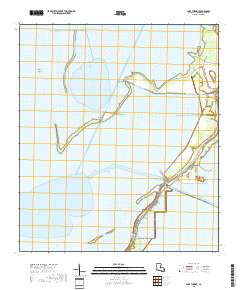 Lake Theriot 2018 topographic map thumbnail