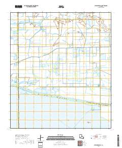 Latanier Bayou 2018 topographic map thumbnail