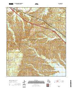 Lena 2018 topographic map thumbnail