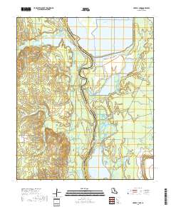 Harrell Lake 2018 topographic map thumbnail