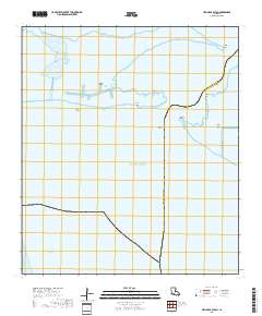 Hell Hole Bayou 2018 topographic map thumbnail
