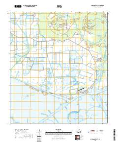 Intracoastal City 2018 topographic map thumbnail