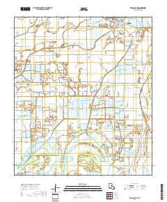Kaplan South 2018 topographic map thumbnail