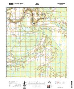 Lac Sainte Agnes 2018 topographic map thumbnail