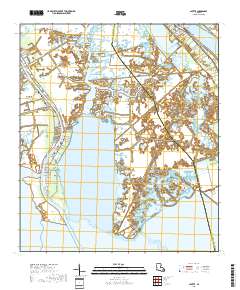 Lafitte 2018 topographic map thumbnail