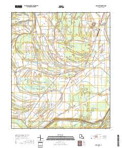 Lake Bruin 2018 topographic map thumbnail