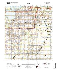 Lake Charles 2018 topographic map thumbnail