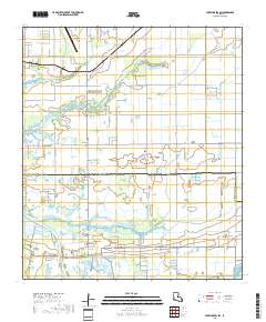 Lake Charles SW 2018 topographic map thumbnail