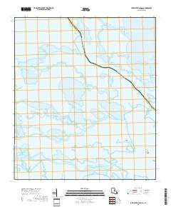 Lake Cuatro Caballo 2018 topographic map thumbnail