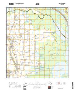 Loreauville 2018 topographic map thumbnail