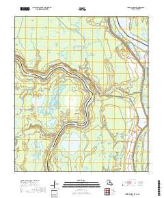 Lower Sunk Lake 2018 topographic map thumbnail