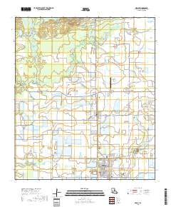 Mamou 2018 topographic map thumbnail