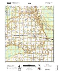 Marksville South 2018 topographic map thumbnail