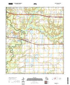 Mermentau 2018 topographic map thumbnail