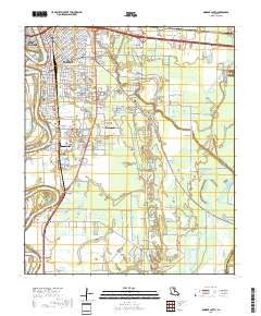 Monroe South 2018 topographic map thumbnail