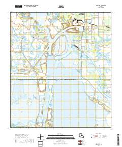 Moss Lake 2018 topographic map thumbnail