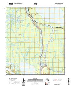 Napoleonville SW 2018 topographic map thumbnail