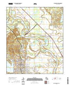 Natchitoches North 2018 topographic map thumbnail