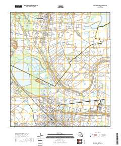 New Iberia North 2018 topographic map thumbnail