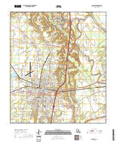 Opelousas 2018 topographic map thumbnail