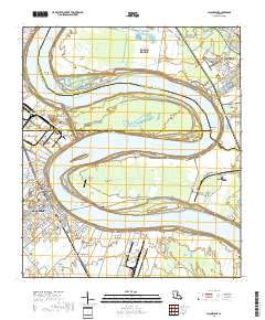 Plaquemine 2018 topographic map thumbnail