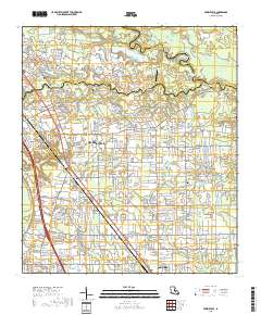 Prairieville 2018 topographic map thumbnail