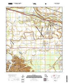 Rapides 2018 topographic map thumbnail