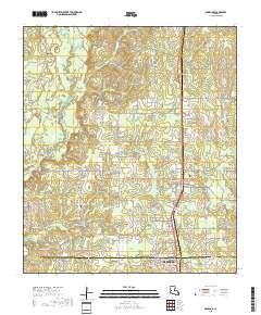 Rosepine 2018 topographic map thumbnail