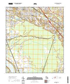 Saint Gabriel 2018 topographic map thumbnail