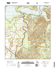 Saint Maurice 2018 topographic map thumbnail