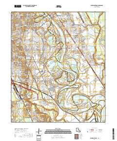 Shreveport East 2018 topographic map thumbnail