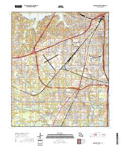 Shreveport West 2018 topographic map thumbnail