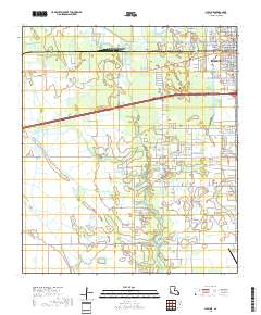 Sulphur 2018 topographic map thumbnail