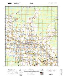Thibodaux 2018 topographic map thumbnail