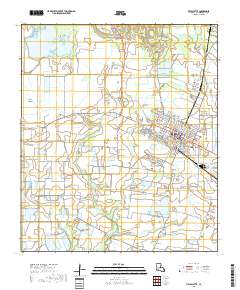 Ville Platte 2018 topographic map thumbnail