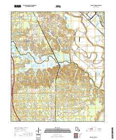 Wallace Lake 2018 topographic map thumbnail