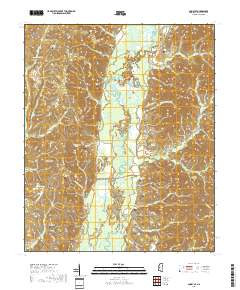 Amory SE 2018 topographic map thumbnail